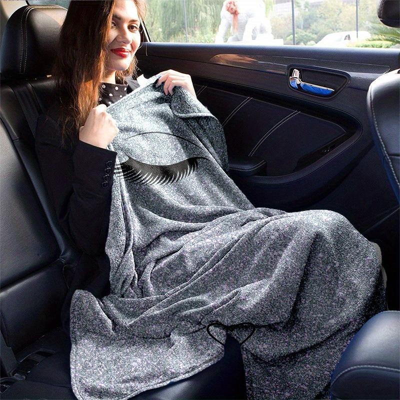 1pc. Glittery Sparkle Eyelash Heart Design Blanket - Perfect for Home Decor, Office Use, Outdoor Activities z041740