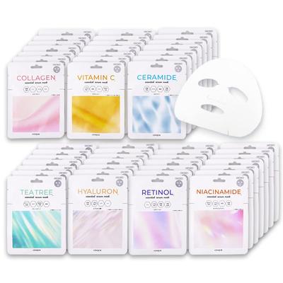 Essential Serum Lucky Bag Set Face Mask Daily Pack Everyday Pack Budget Budget Beauty Large-capacity Mask! 100-piece (7 Types)