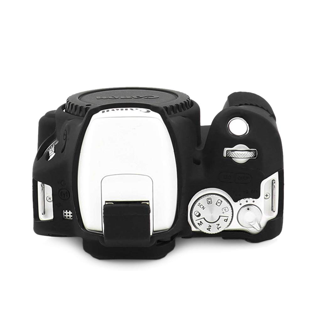 Kinokoo CANON Canon EOS KISS X9 EOS KISS X10 Silicone Cover Camera Case Camera Cover / (BK)