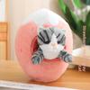 Creative Cat Plush Toy With Detachable Fruit Pillow For Kids And Collectors