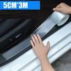 Car Door Protector Sill Scuff Sticker Anti-Scratch Strip Carbon Fiber Accessory