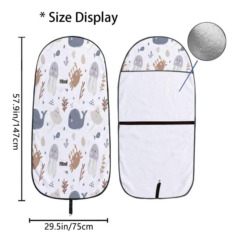 Universal Ocean Seat Towel Protector for Car Front Seats - Ideal for Gym & Exercise, All-Season Use