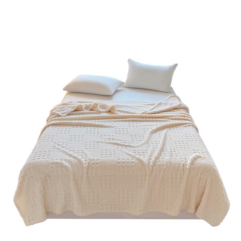 Versatile Waffle Throw Blanket
