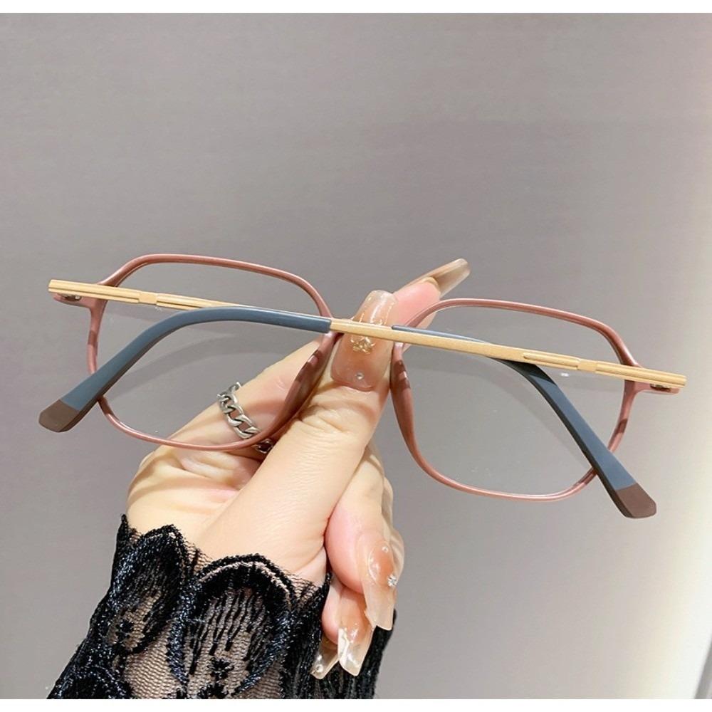 Large Frame Anti Blue Light Glasses Oversize Frame Square Frame Reading Glasses Anti-Scratch Plus Diopters Bifocal Glasses красный