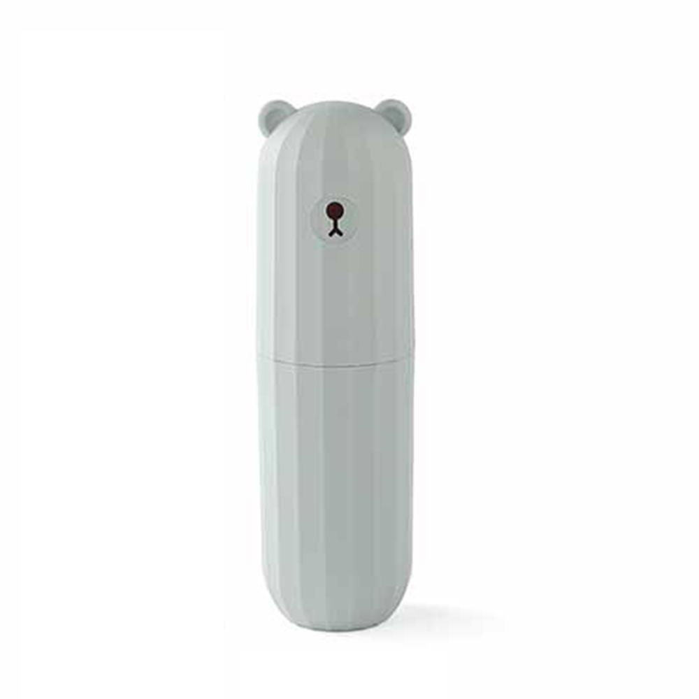 Little Bear Travel Toothbridge Box Cartoon Toothbrush Cup Portable Toothbrush with Lid Jar Student Dormitory Rinse Cup