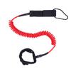 Surfboard Leash Stand Up Paddle Board Leg Ankle Rope Surfing Protection Safety Guard for Flatwater PaddlingRed