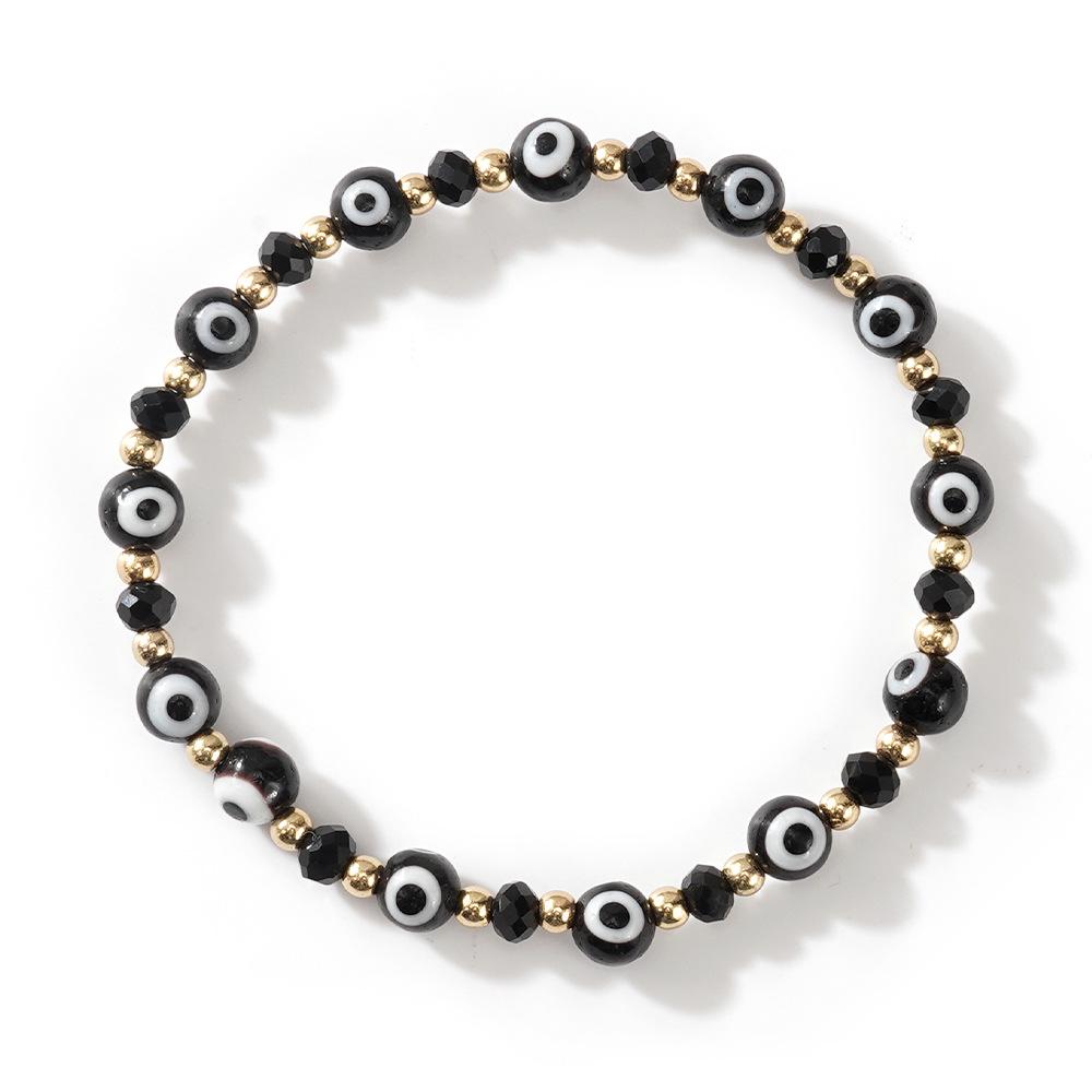 Colorful Evil Eye Beaded Bracelet: Stylish Design for Everyday Wear