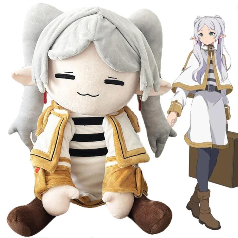 Frieren Oltre la Fine del Viaggio Peluche Anime Peluche Frieren Fren Stark Bambole Imbottite Figura Peluche Regali di Compleanno Natale per Bambini