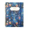 Paper Made 1117 Weekly Planner Solid Color Twin Wire Binding Floral Spiral Notebook Flexible Cover Tab Divided A1 Agenda Book