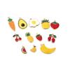 10pcs Colorful Fruit Charms Pendant Enamel Metal Banana Cherry Small Charms Necklace Bracelet For DIY Jewelry Making Accessories