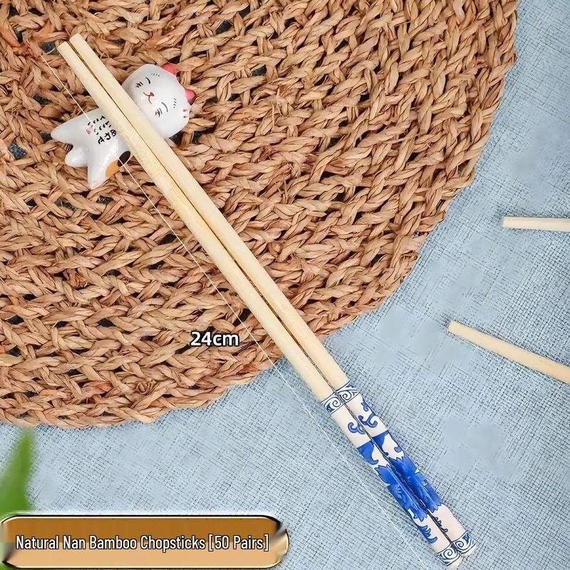 

ZISIZ Individually Wrapped Disposable Bamboo Chopsticks