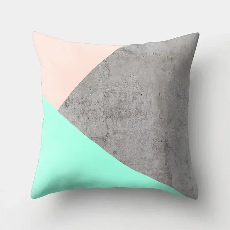 

Наволочка Диван Автомобиль Домашний декор Скандинавский Желтый Маргаритка Полоска Декоративная Геометрическая Наволочка 66x66cm бордовый