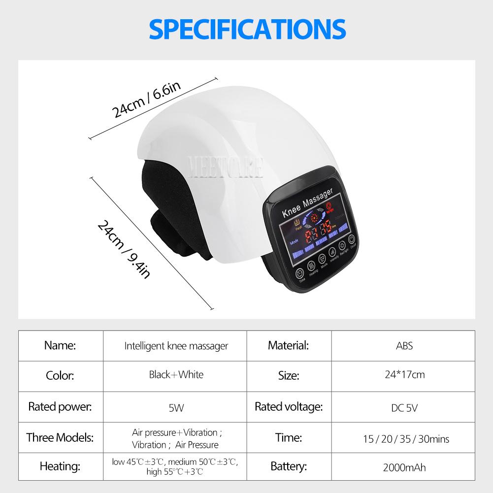 LED Shoulder Screen and Knee Massager, Transportable Elbow Joint Vibration Massager, Knee Massager, Relaxing Knee Protection Device