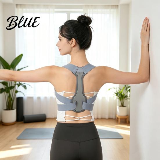 Breathable Posture Corrector for Office Work Shoulder Back Corrector Invisible Hunchback Correction Belt Strap Elegant Upright Adjustable