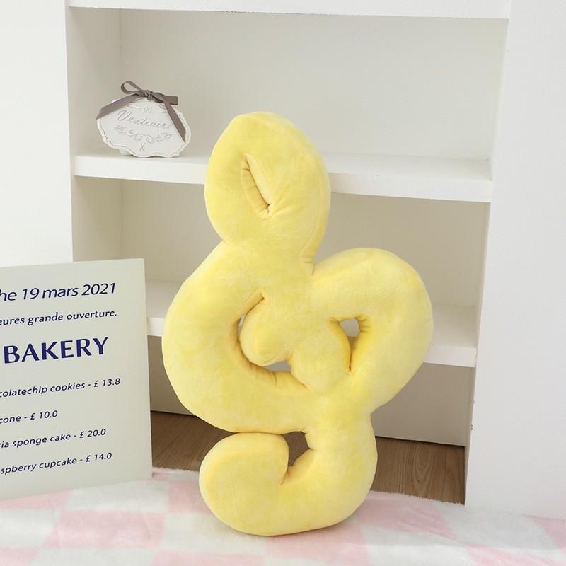 

Musical Plush Note Toy Cartoon Doll Kids Sleep Soothing Pillow Gift Birthday жёлтый