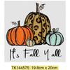Fall For Jesus He Never Leaves Iron Heat Transfer Clothing Home Decor Print Waterproof Hoodie T-shirt Sticker Thanksgiving Gift