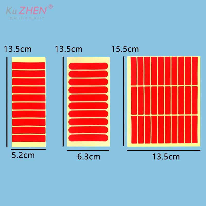 3 Sheets/1 Roll Nail Art Adhesive Tape Double-Sided Adhesive Clear Nail Display Tape For Fingernails Decorative Beauty Stickers