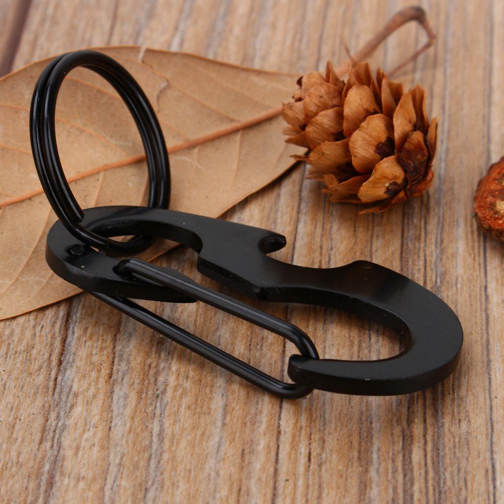 Camping Outdoor Keyring EDC Carabiner Snap Hook Hanger Keychain
