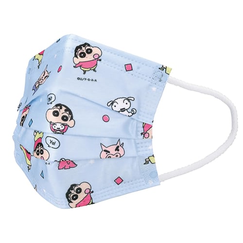 Skater Non-woven Mask for Children, 25 Pieces, Crayon Shin-chan, Boxed, 3-Layer Structure MSKP25-A