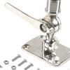 Marine VHF Antenne Montieren Einstellbare Basis Ersatz Hardware Heavy Duty Einfach zu Installieren Ratsche