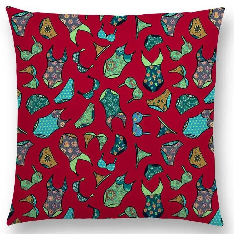New Cute Christmas Gift Fruit Pumpkin Ice Cream Interesting Art Colorful Decorative Pattern Cushion Cover Sofa Throw Pillow case