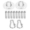 Stainless Steel Hammock Fixing Kit Swing Hanging Kit Ceiling Mounting Plate Snap Hook