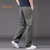 Herre Cargobukser Rette Brede Ben Ensfargede Lommer Knapp Glidelås Glatt Hurtigtørkende Outdoor Streetwear Langbukser