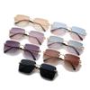 Ocean Piece Sunglasses Trendy Glasses Trimmed Sunglasses Women'S Frameless Metal Sunglasses S087