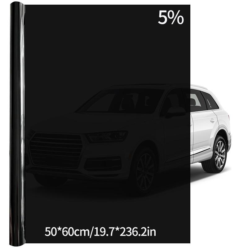 Černá soukromá skleněná fólie ochrana proti UV záření okenní samolepky samolepicí DIY fólie na okna nákladních aut a automobilů odolná proti výbuchu odnímatelná