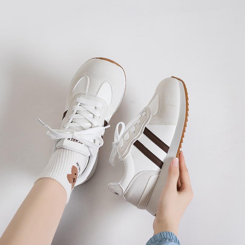 

Leather women s little white shoes autumn and winter new lightweight soft-soled casual sports shoes 5 40