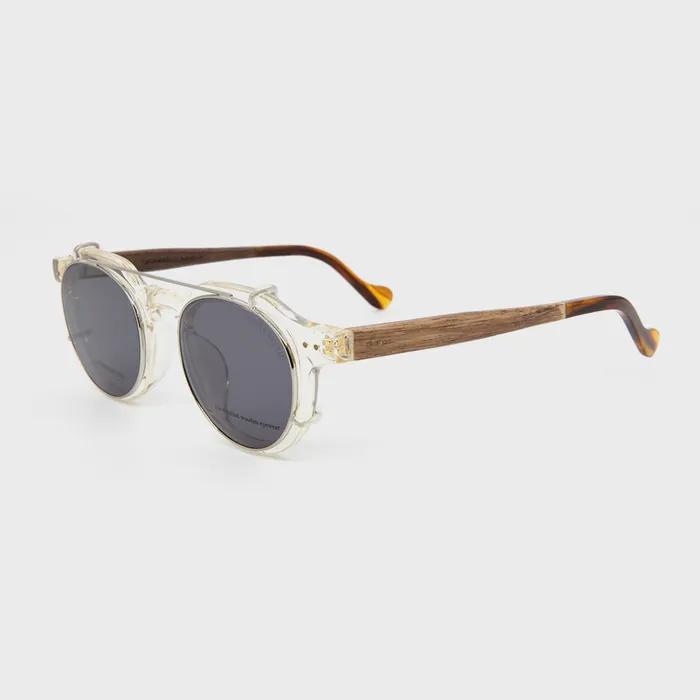 Toma t02 & Clip-on (gold brown, silver gray)
