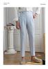Herren Sommer High-Waist Gaze Gerade Hose - Eleganter Lässiger Britischer Stil.