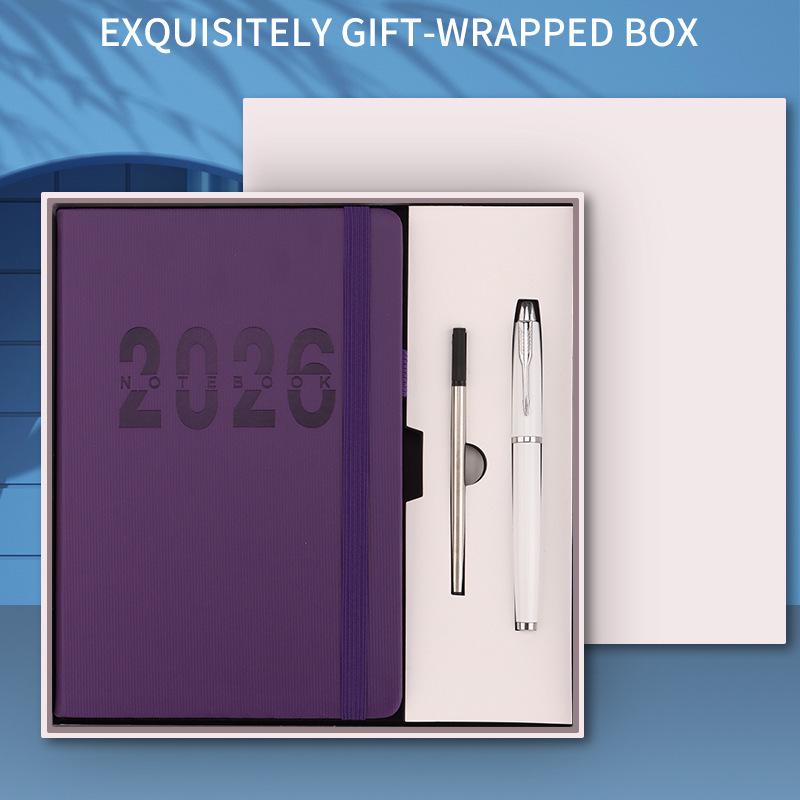 2026 Cross-Border Daily Planner: 365-Day Journal & Time Management Notebook