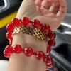 7A High-quality, translucent, and lustrous natural red agate bracelet Authenticity guaranteed, supports re-inspection