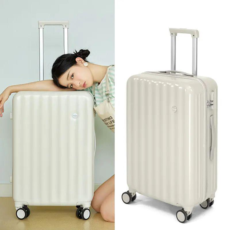 

2025 Unisex Lightweight 20-inch Carry-On Trolley Case with Universal Wheels 20 inch