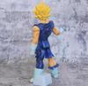 25cm Dragon Ball Z Anime Roar Majin Vegeta Double Headed Super Figure Saiyan Form Pvc Action Figures Statue Model Toys Gifts