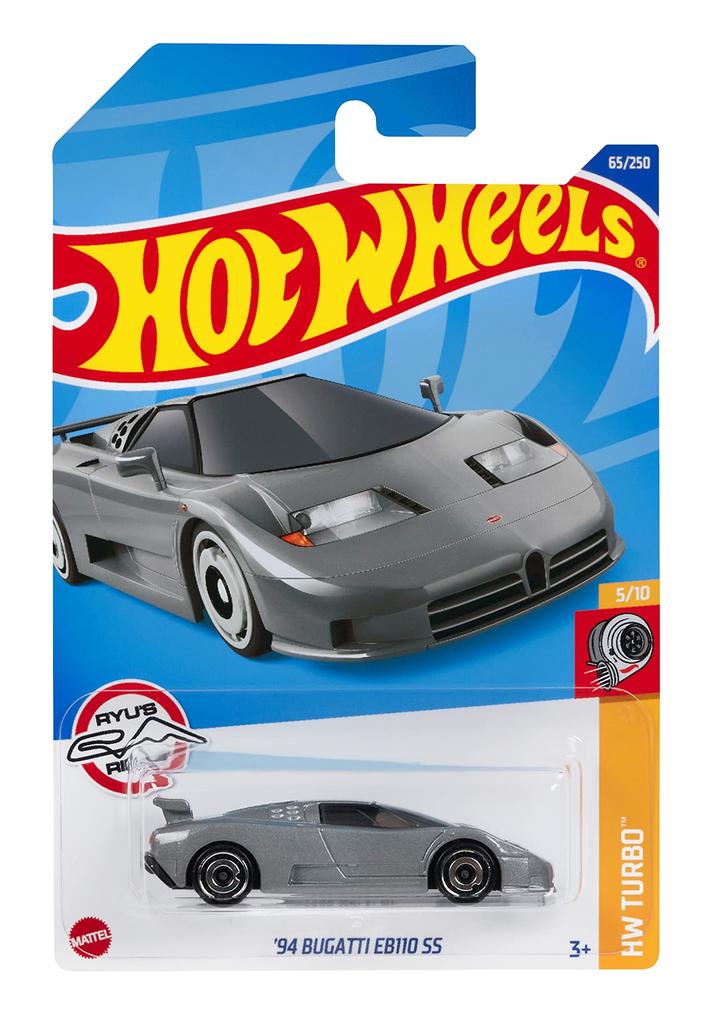 Hot Wheels Basic Car Bugatti EB110 SS 3 and HHF70 '94 [Ages up]