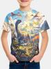 2025 Kids Clothes Dinosaur Graphic T Shirt for Children 3d Printed Tee Shirts Funny Children's Clothing T-Shirt Cool Design Tops
