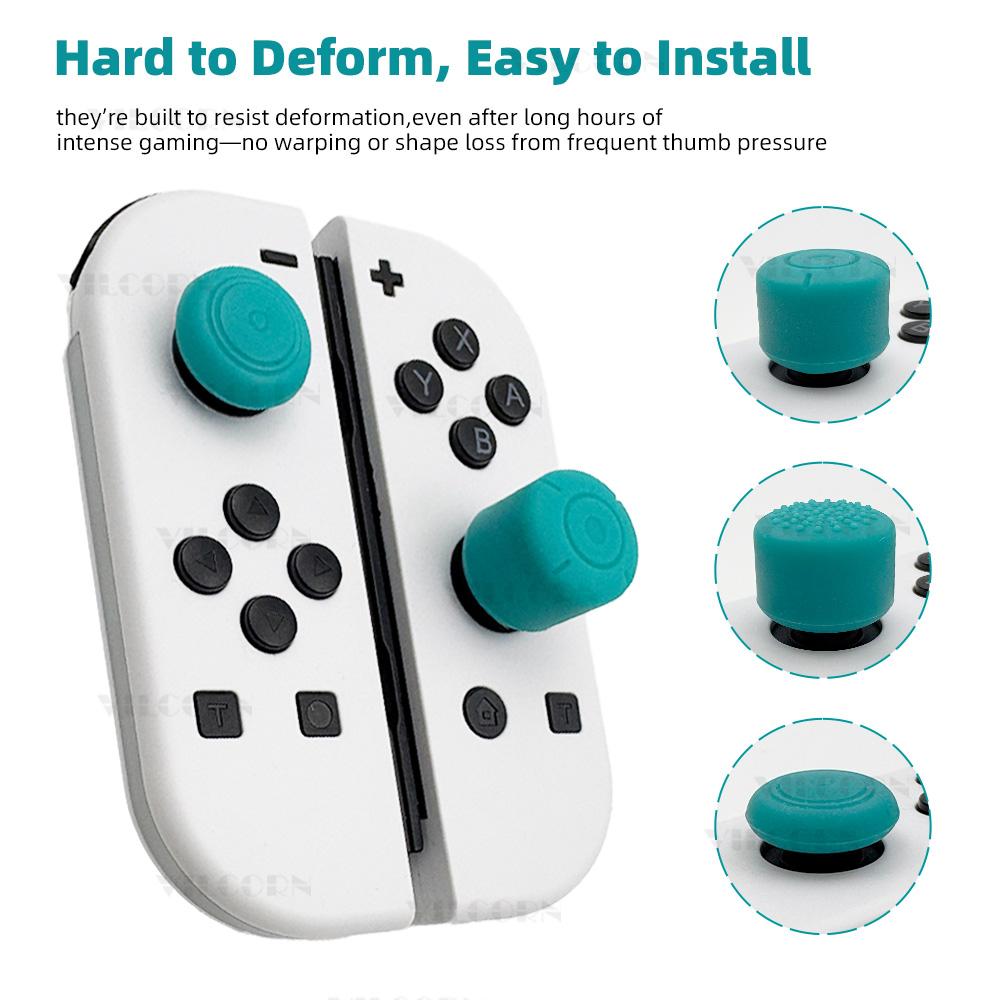 Silicone Rubber Joystick Grips For Switch JoyCon ThumbSticks Cap for Switch Oled Lite Higher Joystick Cap Great For Big Hands