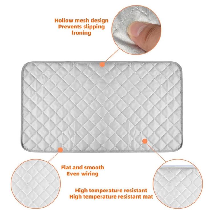 Home Ironing Pad Portable Heat Resistant Garment Press Pad for Daily Clothing Care In Dorm or Travel Packing Use