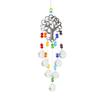 Colorful Crystal Wind Chime Beautiful Garden Jewelry Pendan Decor Suitable for Window Home Car Party Wedding Decoration