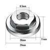 Edelstahl Winkelschleifer Muttern 2* 2x Zubehör