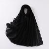 Women S Embroidered Pearl Chiffon Scarf For African Ethnic Style