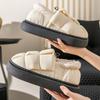 Women's Winter Slippers - Warm Velvet Lined Thick Sole for Indoor Comfort