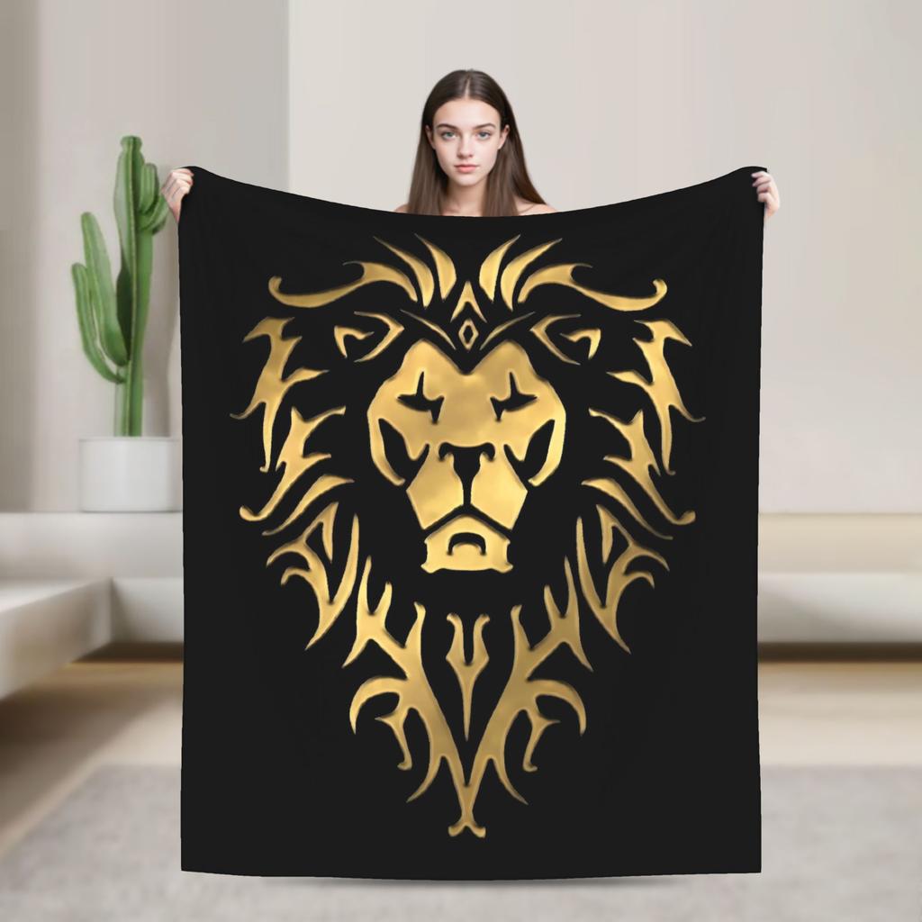 World of Warcraft, WOW Game Blanket Quality Super Warm Throw Blanket Winter Picnic Outdoor Graphic Bedspread