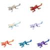 PLA Plastic 3D Printed Lizard Model 6 Colors Multi-jointed Lizard Desktop Ornaments Movable 17.5cm Animal Simulation Model