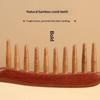 1Pc Natural Wooden Comb Meridian Massage Anti-Static No-Snags Wide Tooth Comb For Women Girl Straight Curly Hair