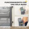 Retractable Dog Safety Gate, up to 140 cm Wide, Stairs, Doorways, Grey