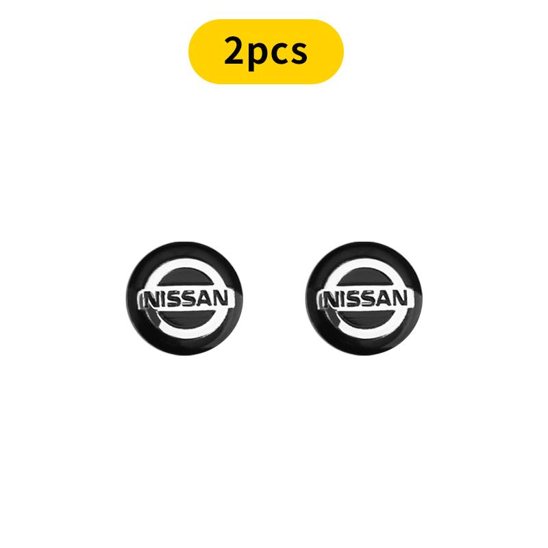 Car Remote Key Fob Emblem Badge Radio Button Sticker For Nissan Qashqai X J10 J11 Trail Tiida Teana Skyline Juke X-trail Almera
