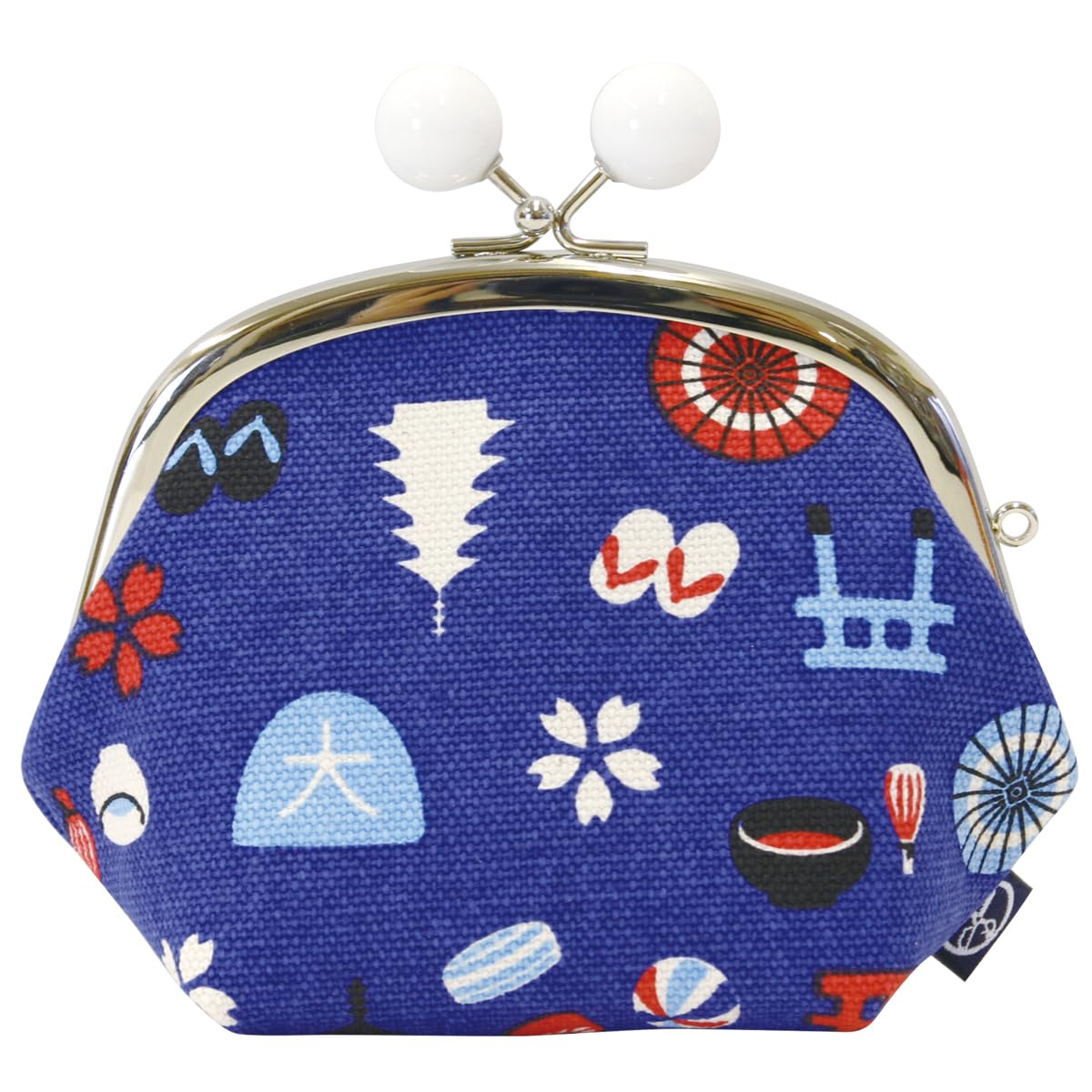 

Maeda Senko Goshiki Kyoto Limited Series Clasp Purse gusset and Blue H12 x W12 x D6cm Hanpu-do [KYOTO JAPAN] 3.5-inch (with beads) Size Approx. синий